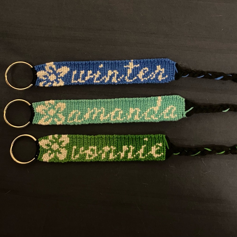 Personalized Keychain with Icon and Script